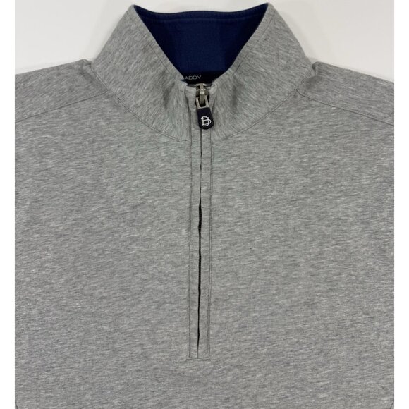 B Draddy Mens 1/4 Zip Pullover Performance Harding Park Golf Gray Sz Medium - Picture 2 of 16